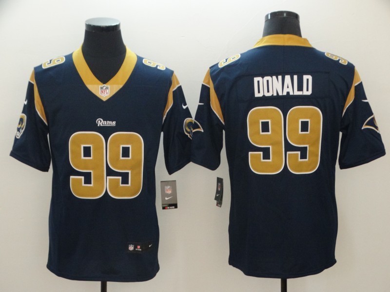 Men's Los Angeles Rams Aaron Donald #99 Navy Jersey